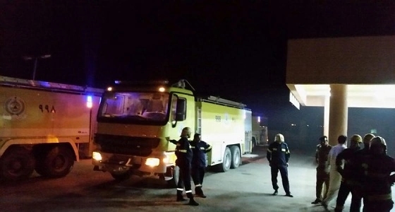 السيطرة على حريق بمستشفى الحرث بجازان