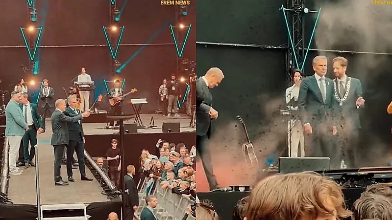 قنبلة دخانية تربك احتفال تحرير هولندا وتُجبر الزعيمين على المغادرة