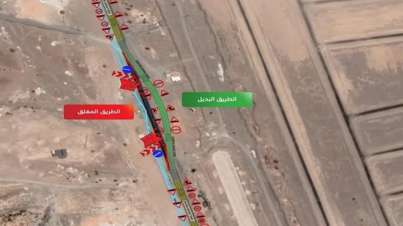 تنفيذ تحويلة بطريق الملك خالد بين مسلم والبخاري