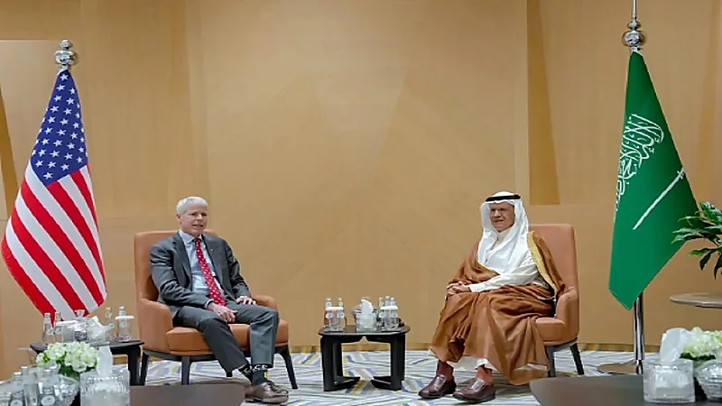 وزير الطاقة يستقبل نظيره الأمريكي