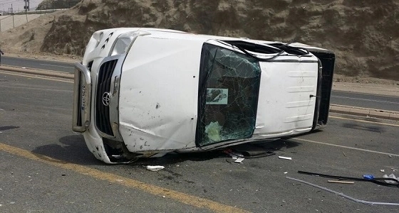 إصابة شخص في حادث تصادم 3 مركبات بـ " المزدلفة "