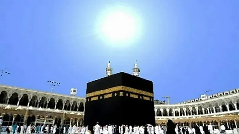تعامد الشمس على الكعبة المشرفة الثلاثاء القادم
