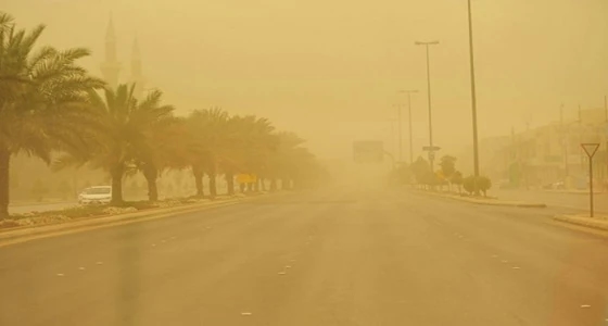 مدني الجوف يحذر المواطنين من رياح مثيرة للأتربة تحجب الرؤية