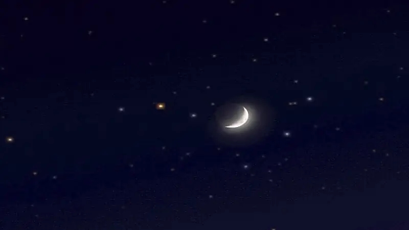 فلكية جدة : اقتران القمر بنجم قلب العقرب يزين سماء المملكة