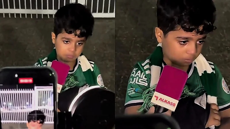 بكاء طفل أهلاوي بعد الخسارة أمام الهلال .. فيديو