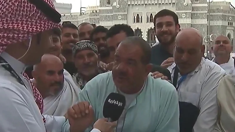 معتمر مصري: دخلت المستشفى بالمملكة وعالجوني مجاناً بشكل سريع ..فيديو