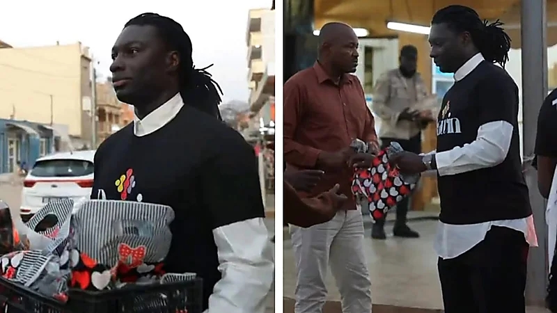 غوميز يوزع سلال إفطار في السنغال .. فيديو