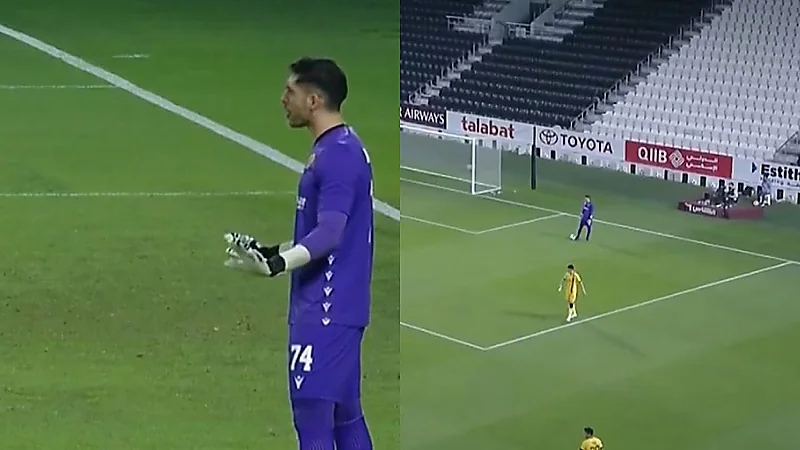 تصرف مثير في كأس أمير قطر .. فيديو