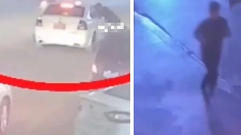 كاميرات مراقبة ترصد جريمة قـتـل سائق تاكسي في العراق .. فيديو