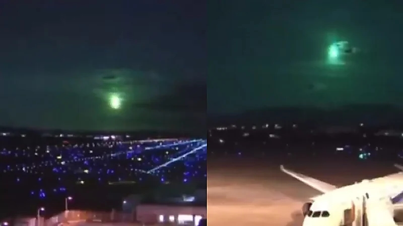 كرة نارية تخترق سماء اليابان .. فيديو