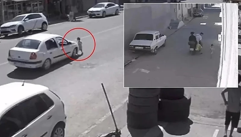 حادث دهس مروع لطفل صغير أثناء هروبه من والديه.. فيديو
