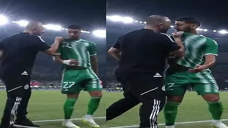 حفيظ دراجي ينتقد تصرف جمال بلماضي تجاه لاعبه سعيد بن رحمة.. فيديو