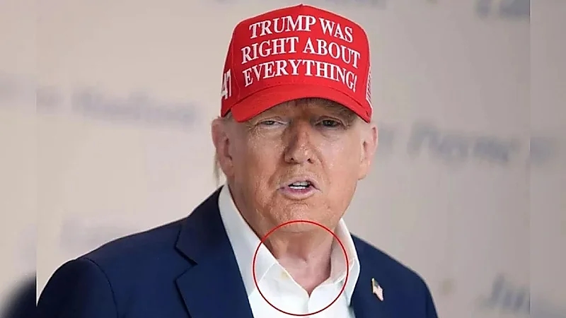 مكياج يضع ترامب في موقف محرج ويثير جدلاً واسعاً