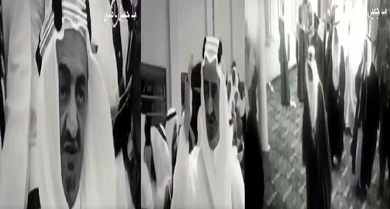 في آخر فيديو لسموه قبل وفاته.. لقطات نادرة لـ " الملك فيصل "