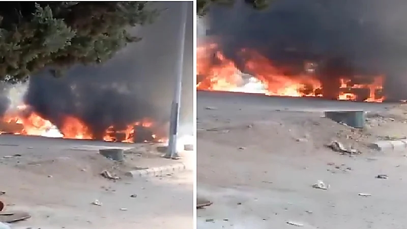 انفجار سيارتين في حي القدم بدمشق.. فيديو