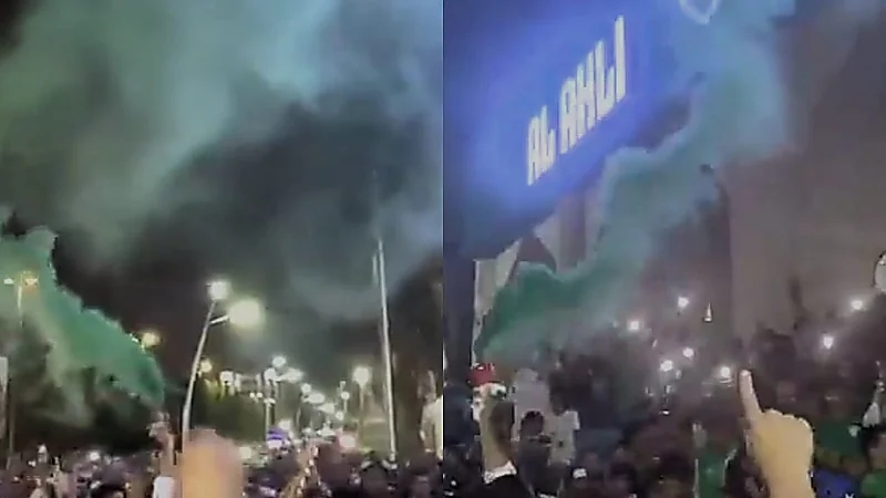 فرحة جماهير الأهلي في النادي بعد التتويج بالسوبر .. فيديو