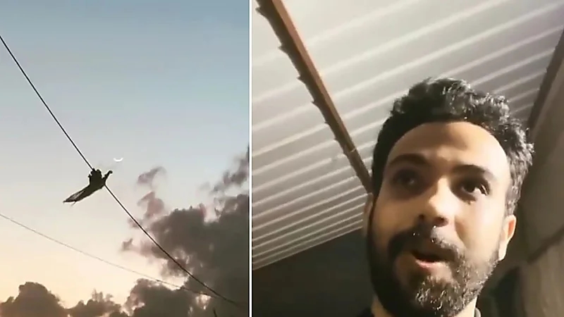 شاب أردني يعبر عن دهشته من رؤية هلال العيد.. فيديو