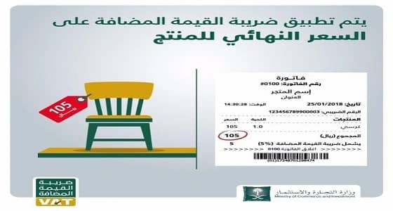 بالصور.. " الزكاة " تقدم  3 نماذج لقراءة الفاتورة الشرائية بعد تطبيق " الضريبة المضافة "