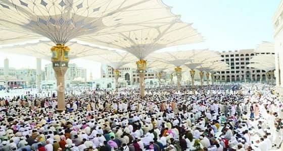 رئيس جمهورية القمر المتحدة يزور المسجد النبوي