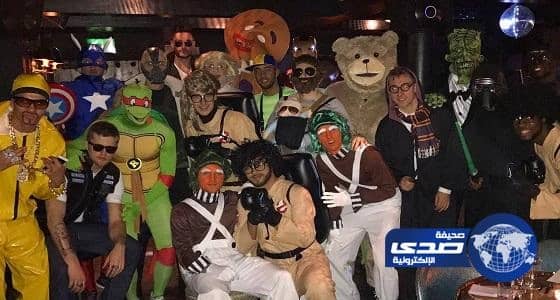 حفلة تنكرية للاعبي توتنهام