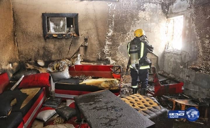 إصابة امرأتان في حريق بالمدينة المنورة