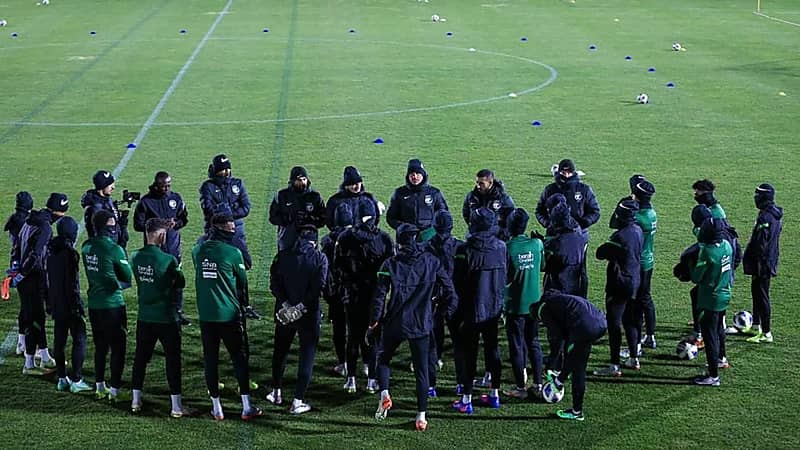 الأخضر يواصل تدريباته استعدادًا لمواجهة منتخب اليابان