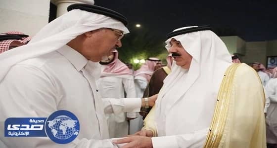 وزير الحرس الوطني يعزي في رجل الأعمال " السبيعي "