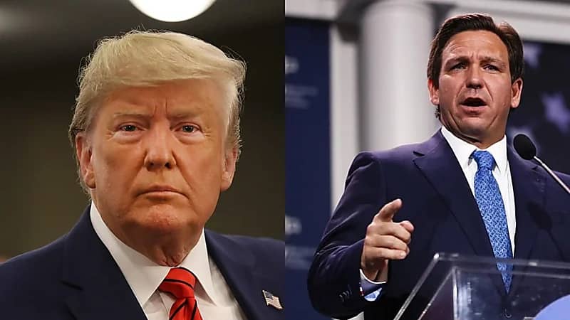 سخرية من ديسانتيس بعد ترشحه للانتخابات أمام ترامب