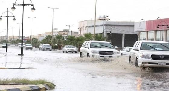 بالصور.. أمطار على محافظة بيشة ومراكزها