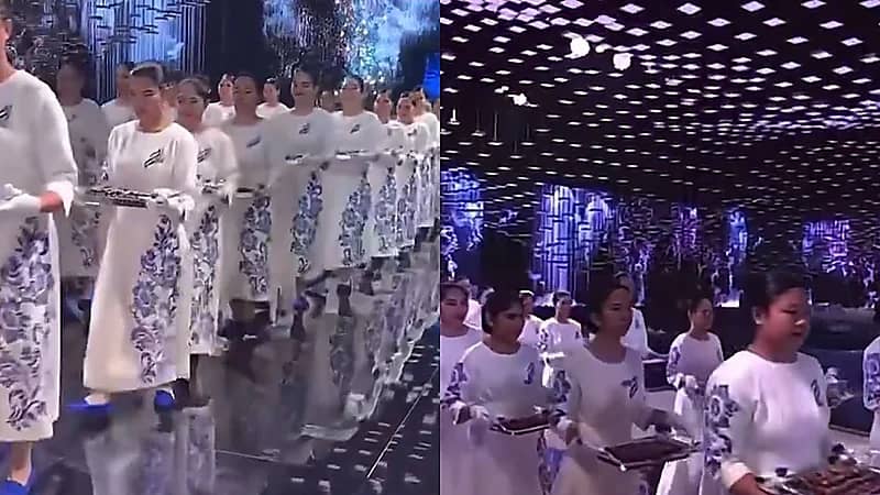 تجهيزات حفل زفاف الأمير أحمد بن سلطان والأميرة حصة بنت فيصل .. فيديو