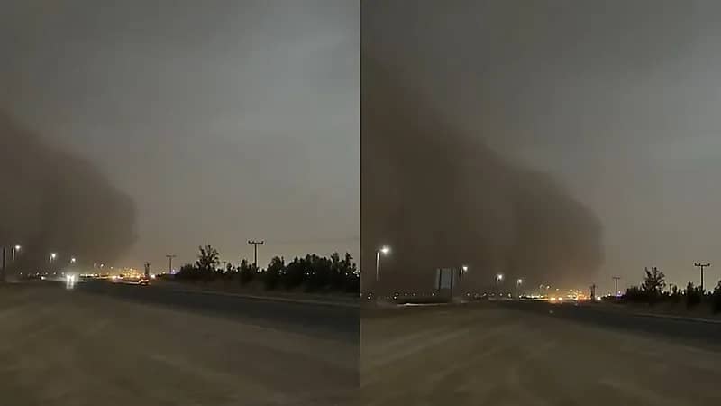 الزعاق يحذر من موجة غبار كثيفة: سكروا الدرايش يا أهل بريدة .. فيديو