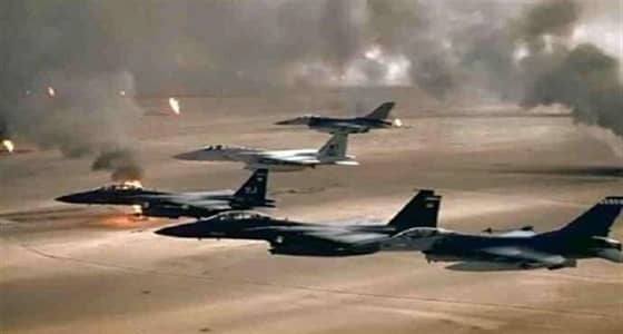 مقاتلات التحالف تستهدف الحوثيين في " نهم وبني مطر " بصنعاء