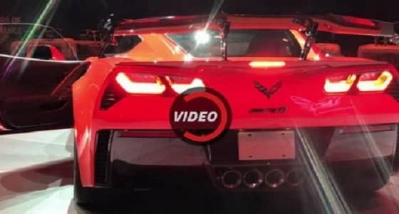 بالفيديو .. الكشف عن شيفروليه كورفيت ZR1 موديل 2019