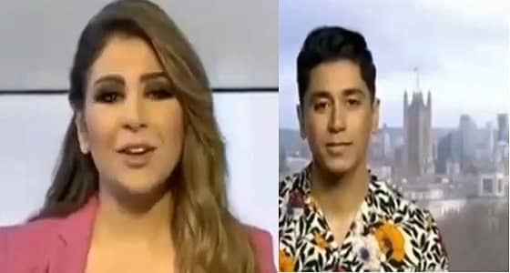 بالفيديو.. مطرب يغازل مذيعة شهيرة على الهواء: المهم تكوني مزهزهة