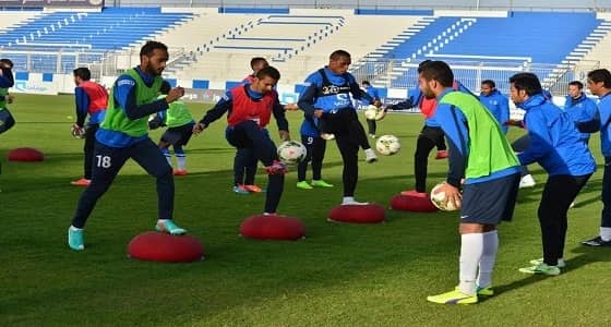 الهلال ينهي تدريباته قبل مواجهة الاتفاق