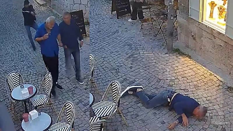 لحظة محاولة اغتيال رجل أعمال تركي في الشارع.. فيديو