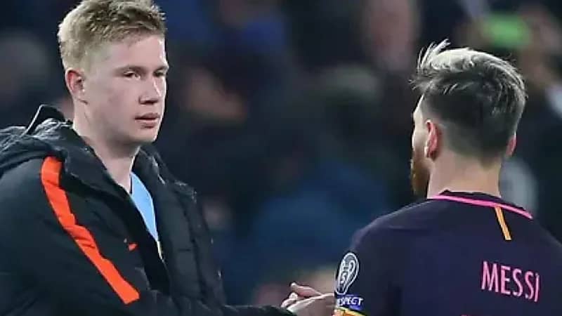 ميسي يعرقل صفقة انتقال دي بروين بسبب صديقه