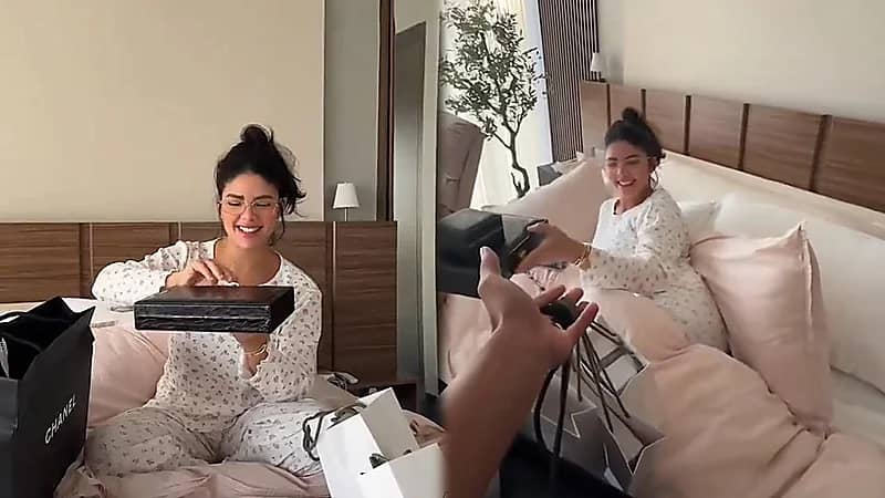 زوج أصالة كامل يفاجئها بهدايا العيد الفخمة.. فيديو