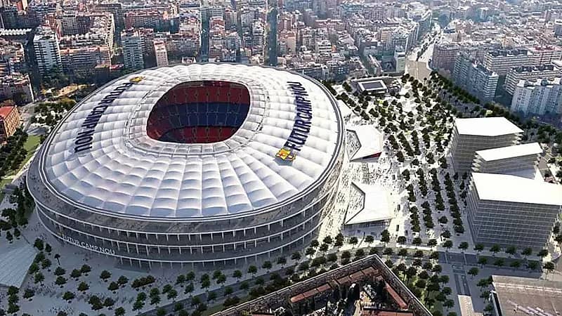 لقطات لشكل النهائي لملعب "كامب نو" بعد تجديده .. صور