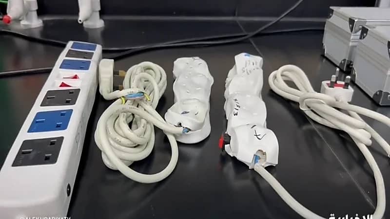 ‏بالفيديو.. المواصفات والمقاييس تحذر من خطورة استخدام التوصيلات الكهربائية غير المطابقة