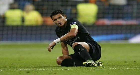 قلق بباريس سان جيرمان بسبب إصابة " تياغو سيلفا "