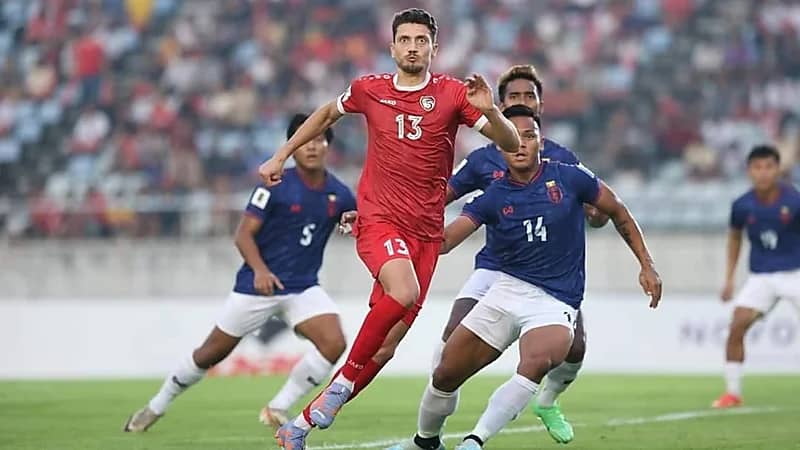 التعادل يخيم على مباراة منتخب سوريا وماينمار