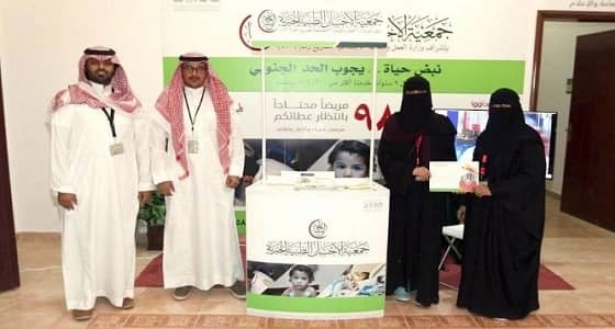5 آلاف زائر وزائرة لركن جمعية الإحسان الطبية بالجنادرية