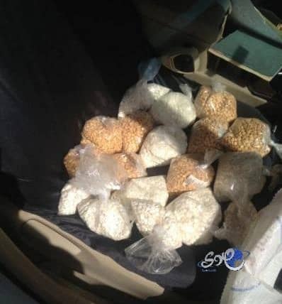 حادث مروري بجدة يقود إلى ضبط 29 ألف حبة كبتاجون