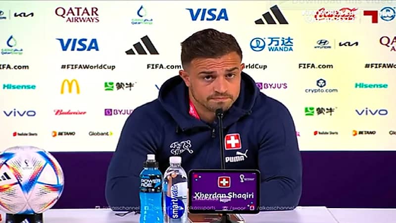 "شاكيري": مباراة البرازيل مهمة ولا نفكر إلا فيها