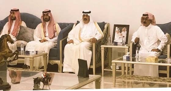 أمير الفوج السادس والثلاثين يتلقى التعازي من الأمراء وكبار المسؤولين في وفاة شقيقه