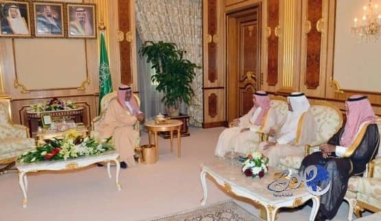 سمو النائب الثاني يستقبل سمو نائب مدينة الملك عبد العزيز  وعدداً من المسؤولين 