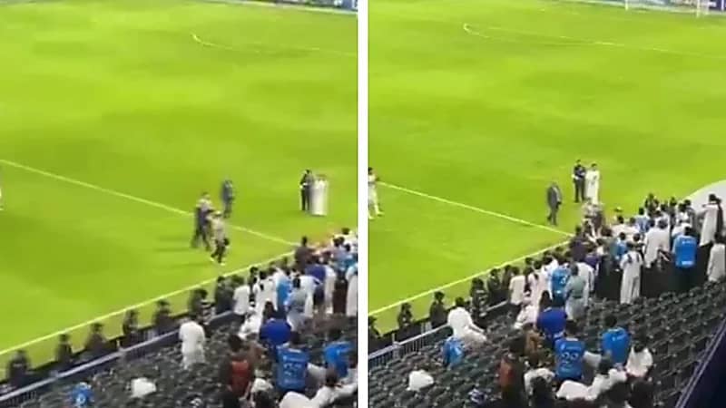 لاعبو العين يحيون جماهير الهلال عقب المباراة .. فيديو