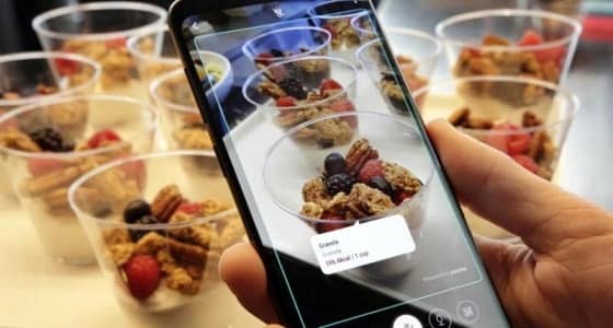 " جالاكسي إس 9 " يمكنه تحديد نوعية الغذاء وسعراته الحرارية