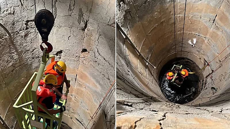 إنقاذ شخصًا سقط في بئر في العرضيات